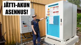 3 tonnin jättiakku vihdoin paikoillaan – reservimarkkina kutsuu!