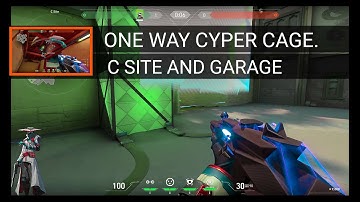 Valorant, Best Cypher One Way Smokes HAVEN (C SITE AND GARAGE)