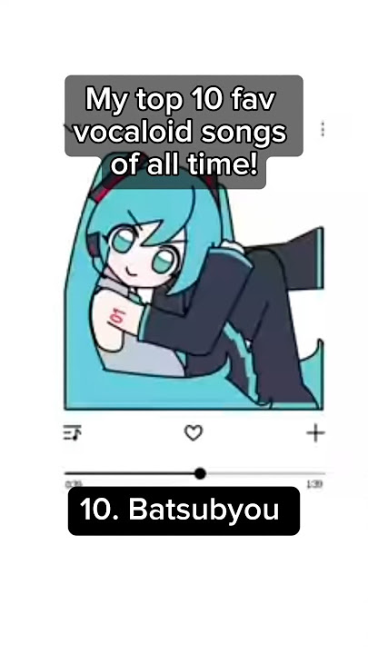 My favorite vocaloid songs! #hatsunemiku  #vocaloid #top10 #projectsekai