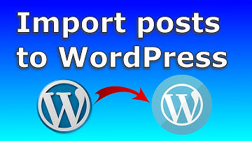 How to import and export posts in WordPress with featured image (Easy step by step guide)