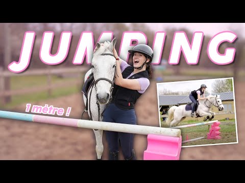 SAUT APRÈS 3 ANS D'ARRÊT AVEC MON PONEY 🥳