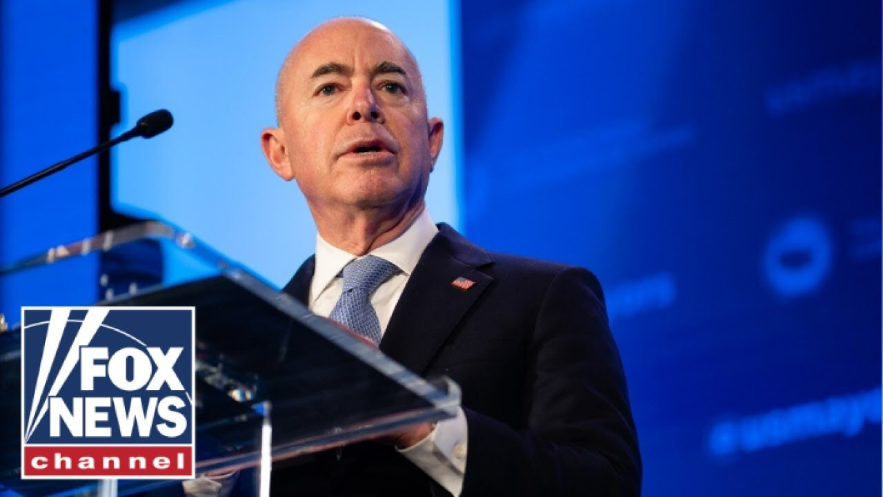 ⁣'The Five': DHS Secretary Mayorkas under fire for lying about border whipping incident