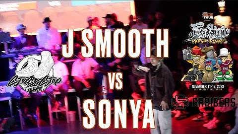 J SMOOTH vs SONYA | Popping Top 4 | Freestyle Session World Finals 2023 | #SXSTV