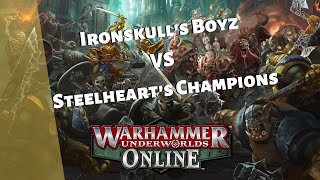 Warhammer Underworlds: Online - Looking For A Fight? Ironskull’s Boyz vs Steelheart’s Champions