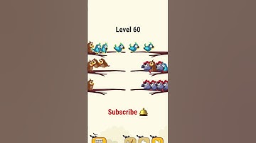 Bird sort colour game😰#youtubeshorts #youtubevideo #viralshorts#triggeredinsaan #games  #level60