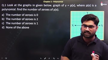 Q.1 Look at the graphs in given below. graph of y = p(x), where p(x) is a polynomial.