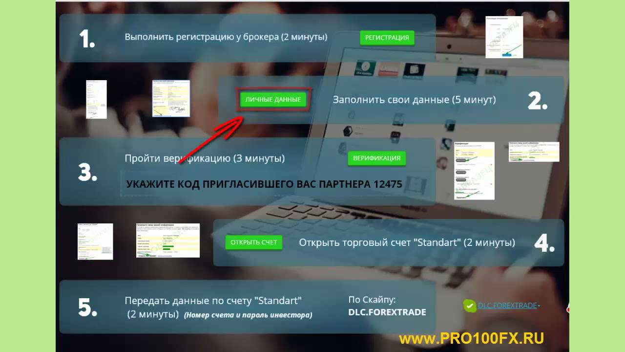 Www password ru. Регистрация у брокера. Регистрация как выполнить.