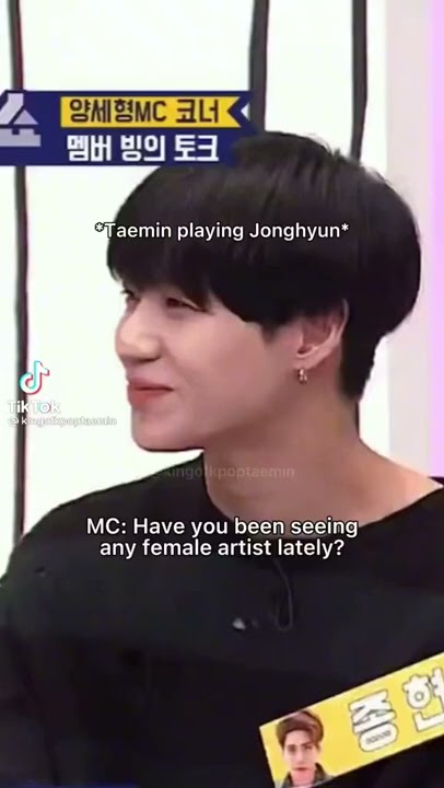 Taemin Exposing Jonghyun | SHINee Taemin and Jonghyun