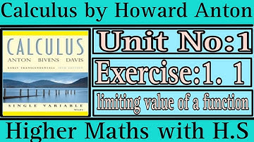 Unit 1 limits and continuity  | Ques 13 | Calculus by Howard Anton