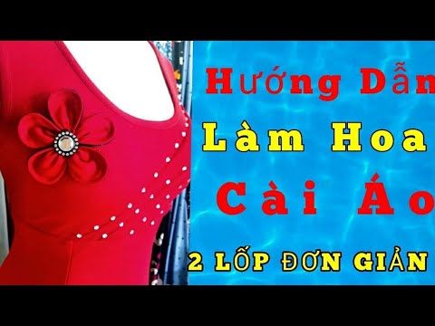 Hướng Dẫn Làm Hoa 5 Cánh Cài Áo Dành Cho Chị Em Mới Vào Nghề 01 @Yêu May Vá Trang Trần