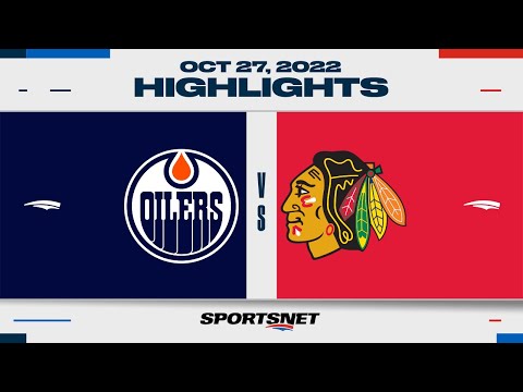 NHL Highlights | Oilers vs. Blackhawks - October 27, 2022