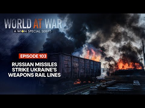 Russian missiles strike Ukrainian railways transporting US weapons | World at War | WION