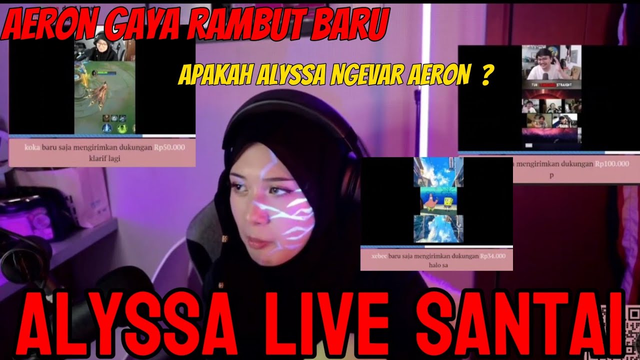 APAKAH ALYSSA MAU NGEVAR AERON  ? #ALYSSA #livestream 