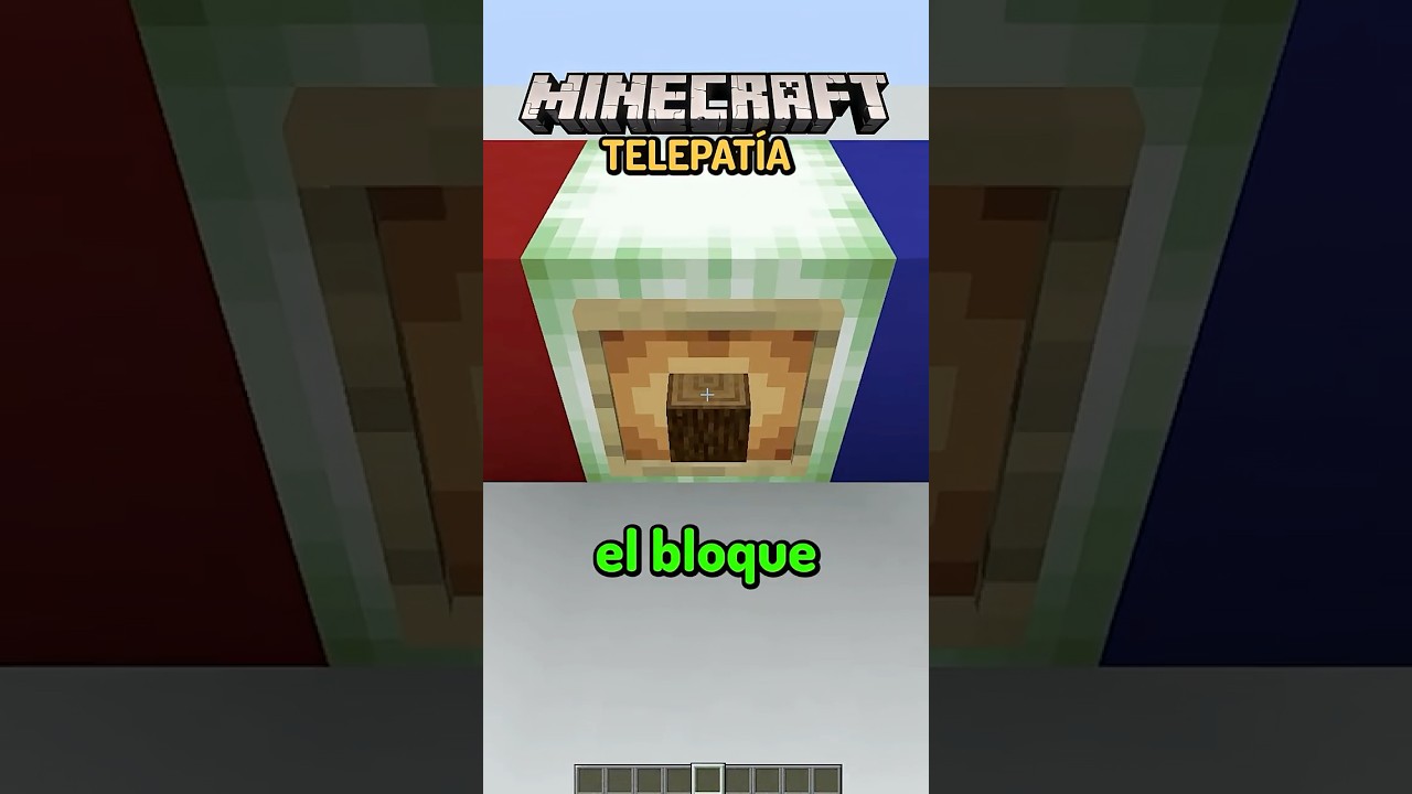 TELEPATÍA EN MINECRAFT 👀🙂 #minecraft #quimyxe #minecraftshorts #shorts