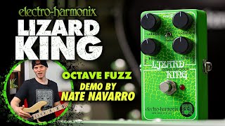 Electro-Harmonix Lizard King Bass Octave Fuzz Pedal Ehx Demo By Nate Navarro