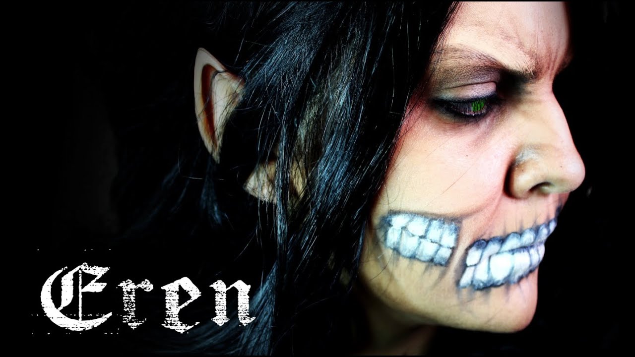 Eren Yeager Attack On Titan Makeup Tutorial YouTube