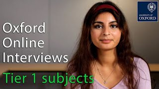 Tier 1 interviews