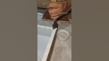 Easy way to install edge banding #woodworking #furniturehelpvideo