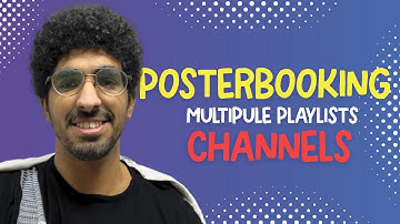 How to display more than one playlist using the new Channels feature in posterbooking