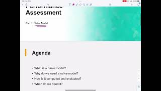 6-1 Intro to Performance Assessment: Naive Model
