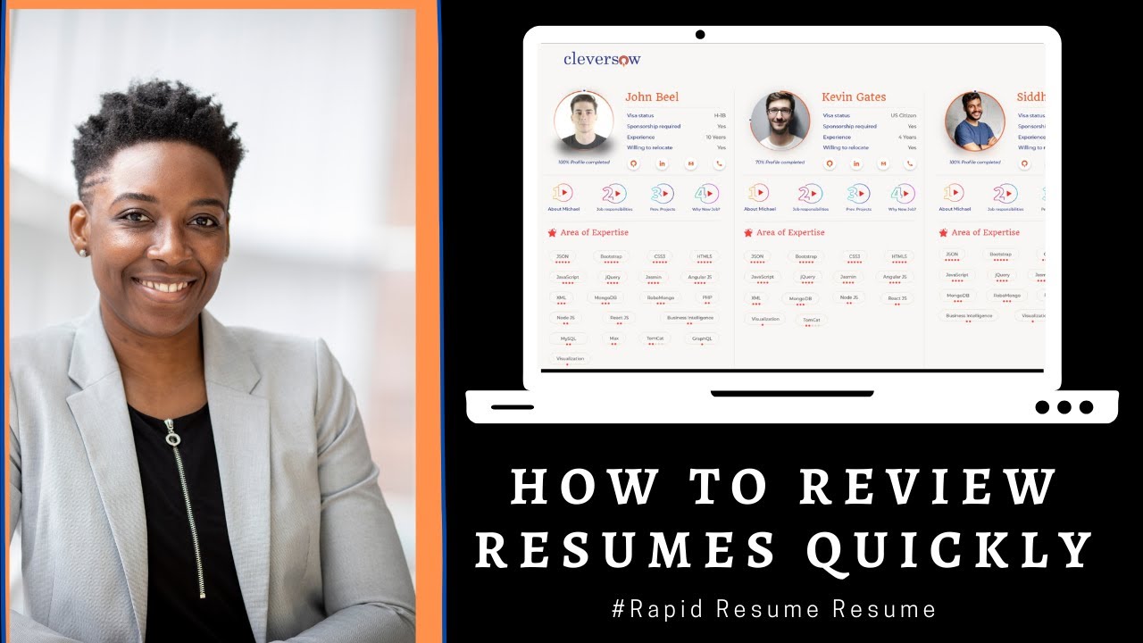 how to review resumes quickly