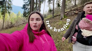Christmas Tree Hunting In the Woods and a Family Road Trip🎄