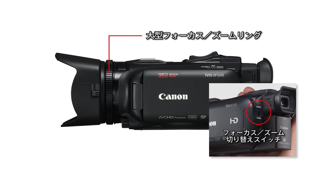 ivis g40 Canon ビデオカメラ