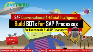 Build ChatBots for Real SAP Business Processes using SAP Conversational Artificial Intelligence