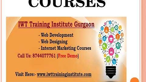Web Development & Designing Training institute in Gurgaon