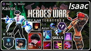 UNLOCKING NEW HERO AND DEFEATING BOSS ISAAC - HEROES WAR: COUNTERATTACK - ANDROID GAMEPLAY PART 7