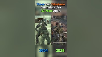 These two takedown animations are 21 years apart #metalgearsoliddelta #mgs3 #metalgearsolid3remake