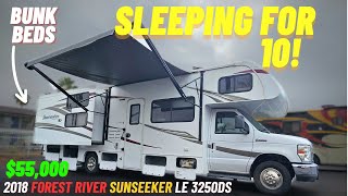 This RV Can Sleep Up To 10! 2018 Forest River Sunseeker LE 3250DS by RV Walkthroughs 1,936 views 3 months ago 14 minutes, 47 seconds