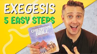 How to do Biblical Exegesis in 5 Easy Steps!