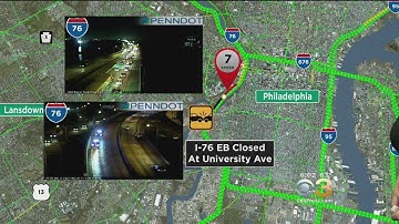All Lanes Closed At I-76 EB Closed At University Avenue After Fatal Motorcycle Accident