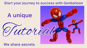 Spider-Man from balloons. How to make. Tutorial