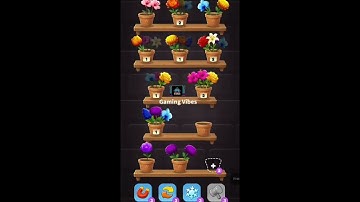 Flower Sort Level 28 Walkthrough Solution