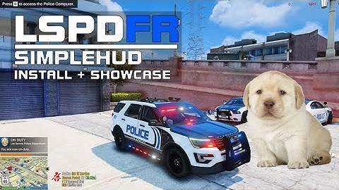 SimpleHUD - Installation + Mod Showcase | GTA V LSPDFR #lspdfr #gta5 #gtav