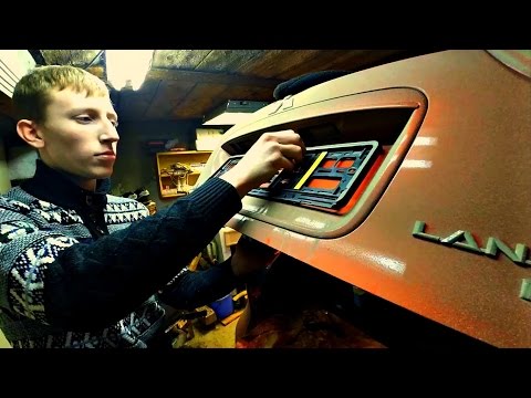 Установка камеры заднего вида на Mitsubishi Lancer X