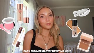 EASY DEWY + SUNKISSED SUMMER MAKEUP ROUTINE Dewy Sunkissed Summer Makeup Tutorial