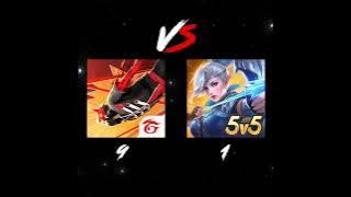 FREE FIRE VERSES MOBILE Legends.🥵VS😂
