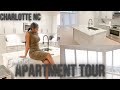 I MOVED TO CHARLOTTE NC | UNFURNISHED LUXURY APARTMENT TOUR | TAKEAG