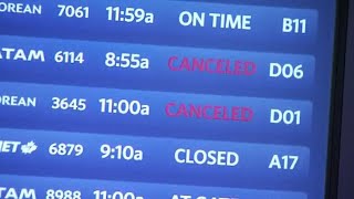 Weather conditions cause another day of delays, cancellations at Atlanta airport