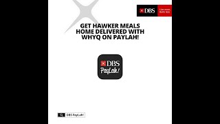 Get hawker meals delivered with WhyQ on DBS PayLah! screenshot 2