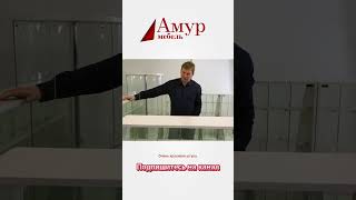 Круглые витрины в торговом острове #торговоеоборудование