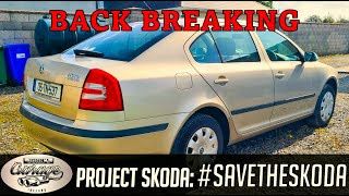 FLIPPIN' MAD: I BREAK THE BACK ON THIS and me.......#SAVETHESKODA........#SAVEJOHNSBACK