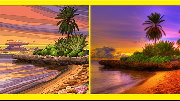 Happy color game color by numbers in real life / # 30 mix