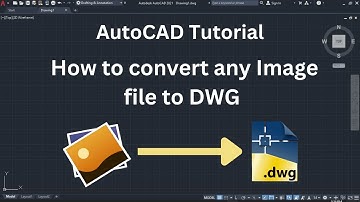 AutoCAD Tutorial: How to convert any image file to DWG