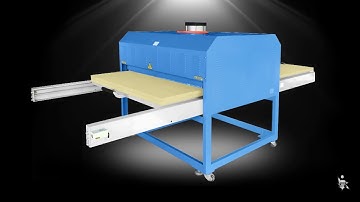 Large Format Semi-automatic Pneumatic Double Stations Sublimation Heat Transfer Press Machine