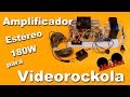 Amplificador de 180W con volumen y tonos controlados por tensión