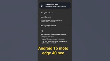 Moto edge 40 neo android 15 update july security patch #android15 #motoedge40neo
